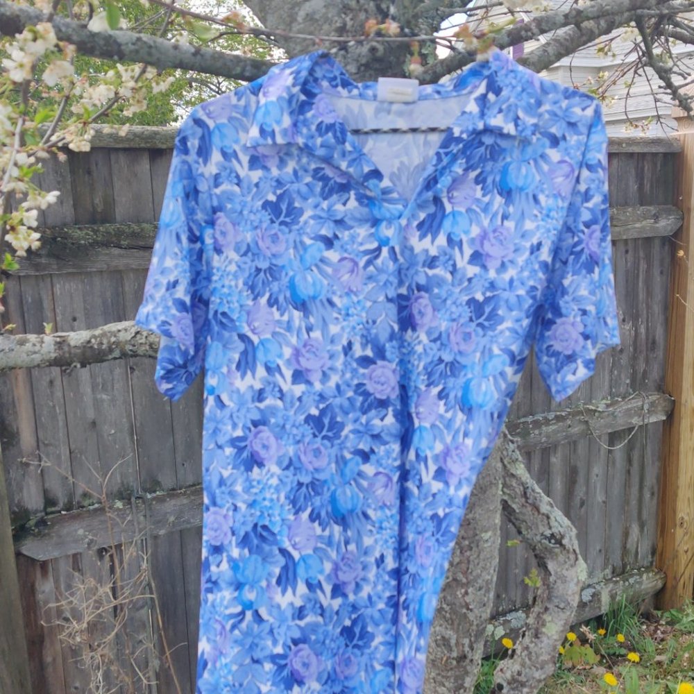 Vintage 70s/80s Haband for Her short sleeve collared shirt